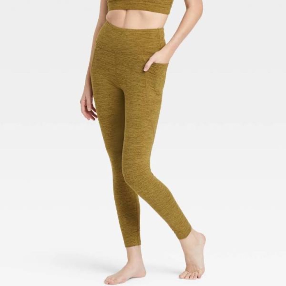 Women's 7/8 Length High-Rise Army Leggings Joy Lab Size MED